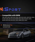 HiSport front disc brake pad wear sensor, reference 34356870349, compatible with BMW 230i/330e/330i/430i and M models.