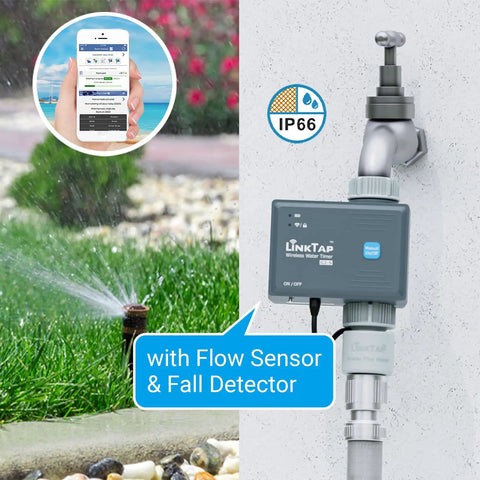 Smart Water Timer and Gateway for Lawn Irrigation With Weather Adaptive Control, real time alerts, leak proof, anti freeze design.