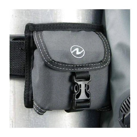 Removable 5lb Trim Weight Pocket with tank strap mount for BCD easy buoyancy tuning, enhancing stable dive balance and slick underwater control.