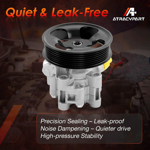 Toyota Power Steering Pump With Pulley For Camry 2007-2011, Avalon 2005-2012, Lexus ES350 2007-2012, 3.5L V6 2GR-FE Engine