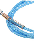 Workhorse High Pressure Steam Tube Replacement Flexible Steam Iron Cleaner Hose With PTFE Material, blue coil detail.