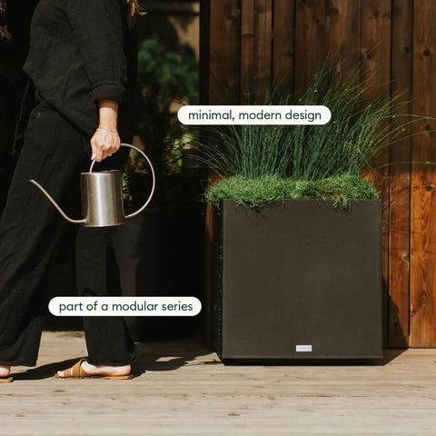 large square plastic plant pots Large Square Plastic Planter for All Weather Use ✓