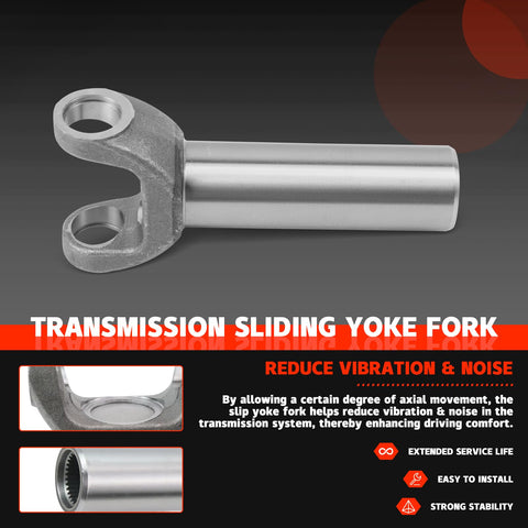 Transmission Slip Yoke For Turbo 400 TH 400 4L80E 4L85E And Torque Converter 1350 Series U Joint Replaces 3-3-5551X