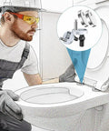 Installation of Toilet Seat Hinge Bolts Kit With Quick Release Top Hinge Fixings No Fuss Install Expanding Rubber Bolts