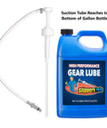 Gear Oil Pump For Lower Unit On Marine Outboards, Handles Wide Mouth Quart Bottles, Includes Three Eighths Inch Swivel