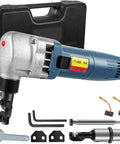 Electric Metal Nibbler Crazy Fast Cuts 380W 1800RPM Heavy Duty Cutter For Stainless Steel Aluminum And Plastic 0.07 Inch 1.8mm Thickness with accessories and case, 220 Volt Power.