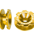 Gold Bumper Quick Release Fastener Kit for Front and Rear Bumpers, Aircraft Grade Aluminum, 4 Fasteners, 2 Pairs, side view