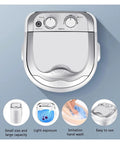 Portable Mini Washing Machine Single Tub Two Kg Capacity Perfect For College Dorms And Small Apartments Featuring Easy Timer Setup for smooth laundry days.