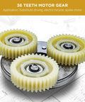 Electric Bike Gear Clutch Kit With 36T Planetary Nylon Gears For 500 To 750W Motors shown on schematic background