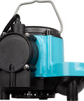 Automatic Submersible Sump Pump 115 Volt 1/3 HP Cast Iron, 2760 GPH With Integral Diaphragm Switch, 10 Foot Cord, side view