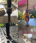 Outdoor Patio Umbrella Cone Wedge Fits 1.5 Inch Pole For Table Hole Openings Or Parasol Base Stands Easy Install And Secure Fit