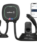 Pulsar Plus Level 2 40 Amp EV Charger Delivers 9.6kW At 240V Indoor Outdoor 25ft Cable NACS For Tesla NEMA 14 50 Ready