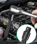 One Half Inch Flexible Shaft Extension For Tight Spots, 360 Degree Flex Reach Socket Ratchet Wrench Connecting Rod in engine