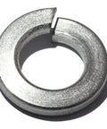 Split lock washer, 1/4 in, 18-8 stainless steel, metal fastener