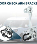 Fiat Doblo Cargo Van Door Check Strap Front Left And Right Doors, Heavy Duty Door Hinge Limiter, metal components shown.