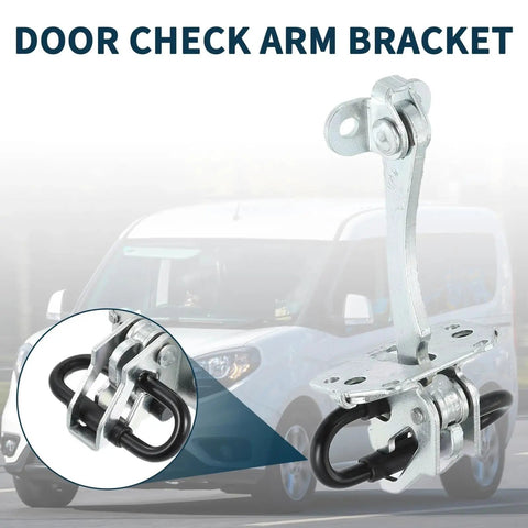 Fiat Doblo Cargo Van Door Check Strap Front Left And Right Doors, Heavy Duty Door Hinge Limiter, metal components shown.