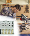 All In One Hammer And Punch Set With Chrome Plated Steel Hammer Nylon And Brass Heads 15 Piece Punch Kit in toolbox