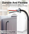 Heavy Duty 4 Prong Dryer Cord 30 Amp Appliance Power Cord 10 Feet With 4 Color Wires And O Ring Terminal Connectors