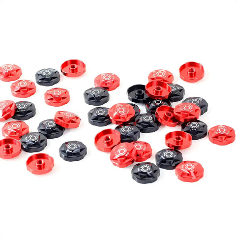 Red and black bike air valve top caps for front fork suspension aluminum alloy shield protective cover for mountain road bike MTB