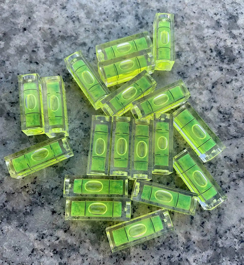 Mini Acrylic Bubble Spirit Level Pack With Hella Precise Degree Markings For Dead On Accurate Framing Picture Hanging And Camera Setup solid set of 16 micro bubble levels