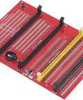 No Sweat 4 In 1 Pro Ram Diagnostic Tester Card For DDR3 DDR4 DDR5 UDIMM RDIMM Motherboard Slot Analyzer Kit on red PCB.