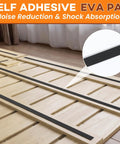 Self Adhesive EVA Pad for Queen Foldable Floor Bed Frame Built Tough With Heavy Duty Pine Wood Slats for noise reduction.