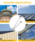 2-In-1 Standing Seam Tool For Roofing And Metal Work With Pro-Grade Dual Angle Control versatile applications image