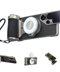 Phone Camera Master Grip Kit For Samsung Galaxy S26 Ultra with Case, 10X Flash, ND16 Filter, Battery, Wireless Charging, AI Filters