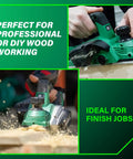 18V MultiVolt Cordless Hand Planer With Three And A Quarter Inch Cutting Width Tool Only No Battery 16,000 RPM No Load