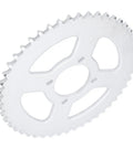 Heavy Duty High Strength Steel 420 48T Sprocket With 52mm Rear Chain Roller Kit, silver 48T sprocket