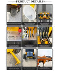 Heavy Duty Vacuum Suction Lifter Trolley For Glass And Stone Panel Installation Built Tough, showcasing suction features and controls.