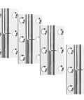 Heavy Duty Stainless Steel Door And Window Hinges 4 Pack Lift Off Hinges With Easy Install Built To Last Silver Hardware