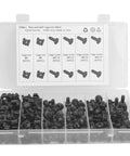 Cage Nut Screw Set For Rack-Ready Cabinets, Heavy-Duty M6 Carbon Steel Fasteners Kit With 100 Nuts And 100 Screws, quick-install box