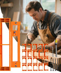 Top Rated Shop Favorite Adjustable Concealed Hinge Router Template For Cabinet Doors Reusable Woodworking Jig with spacer plates