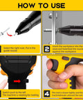 Step-by-step guide for using Brushless Electric Rivet Gun Compatible With Dewalt 20V Battery for seamless metal joining tasks.