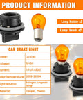 Front Turn Signal Lamp Socket With Bulb Kit For Kia Soul Forte And Hyundai Sonata Elantra 2012 2019 2014 2017 Replacement Turn Signal Holder 1 Pair Brighter Safer Signaling product components and specifications.