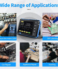 Handheld Oscilloscope With 2.8 Inch TFT Display, 200 KHz Bandwidth, 2.5 MSPS Sampling, Portable Pocket Scope For DIY Electronics