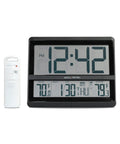 Huge Wireless Atomic Clock With Indoor And Outdoor Temperature, Humidity, Date, Day Of Week, And Automatic DST Adjustments, NIST Radio Controlled Time With Easy Setup For Home Or Office