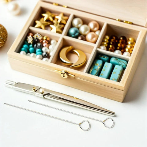 20 Piece Stainless Steel Wick Centering Tools Set For Candle Making Handy Pro Grade Lightweight Needles With Fine Tips For Easy Threading DIY Aromatherapy Crafting Supplies, stainless steel needles on white