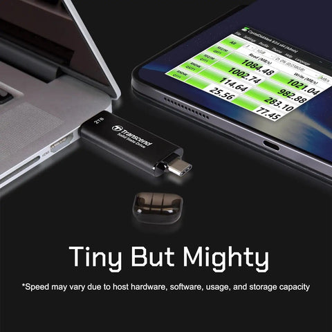 Ultra Fast 256GB External SSD With Dual USB Type C And Type A Ports Up To 1050 MB Per Second Read And 950 MB Per Second Write USB 3
