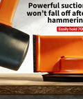 Heavy Duty Suction Cup Floor Gap Fixer for laminate wood tile and vinyl with adjustable jointer side view on wooden surface.