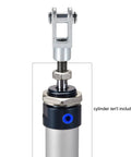 Air Cylinder Rod Clevis End Y Connector 78mm Length With M16x1.5 Female Thread 63mm Bore Pneumatic Fittings 2 Pack Durable Alloy Construction For SC Standard Cylinders on pneumatic cylinder