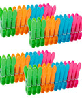 Legit Heavy Duty Colorful Plastic Clothespins With Killer Non Slip Grip And Dang Strong Springs For No Sweat Laundry Hanging Towels And Craft Projects 48 Pack in vibrant colors.