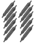 Saluaqui 10 Piece HSS Center Drill Bit Set For Lathe And Milling Machines High Speed Steel precision ground bits arranged.