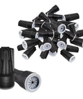 50 Pack Waterproof Wire Nuts Black Medium Tough As Nails Direct Burial For Outdoor Landscape Lighting And Irrigation Valves Flame Resistant With Silicone Sealant For All Weather Moisture Proof Wiring