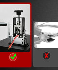 Ultimate Two-Mode Electric Wire Stripper For Quick And Efficient Cable Processing shown in use, demonstrating hand crank mechanism on wire.