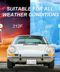 Car with 2Pack Transparent License Plate Cover And Frame Set, Unbreakable Protector, UV Resistant, in hot and cold weather conditions