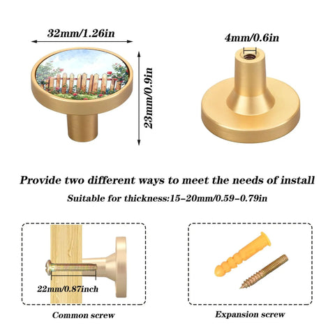 4 Pack Round Zinc Solid Cabinet Knobs One And One Quarter Inch Dope Decorative Hardware For Bathroom Cabinets Dressers
