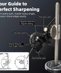 Pro Grade Engraving And Sharpening Angle Guide With Dual Gauge For Metal Engraving Wood Carving And Knife Sharpening Adjustable Base