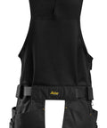 Back view of Allround Work Tool Vest For Men With Tons Of Pockets, Built Tough Utility Vest With Adjustable Side Fit, Black XXL